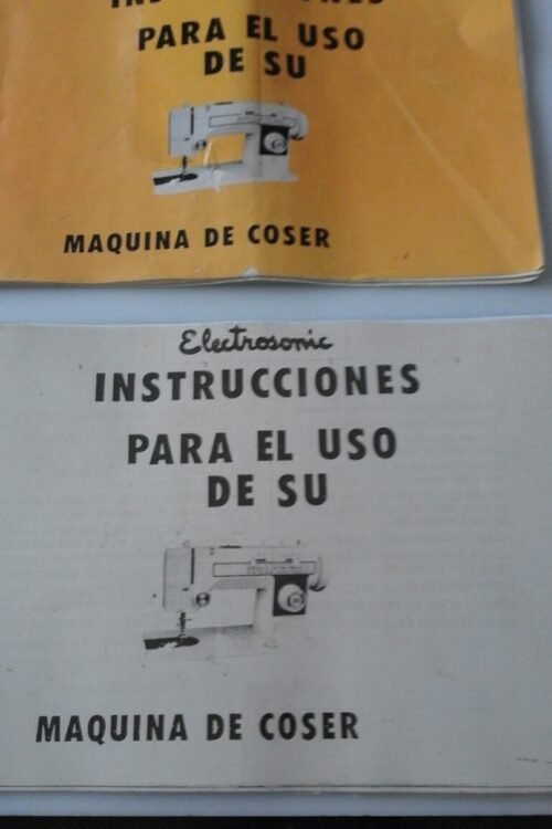 Manual de instrucciones para maquina de coser