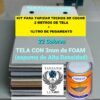 Color LX54/ KIT PARA TAPIZAR TECHOS DE COCHE (2m de tela Con foam/3mm y Charmés+1L Pegamento) - Imagen 3
