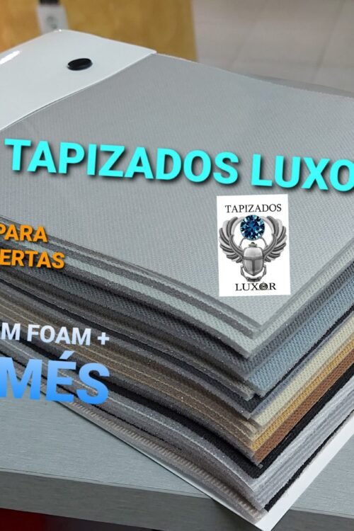 COLORES ESPECIALES/ Tela con espuma de 3mm y Charmés Bielastico/ Para techos de coche