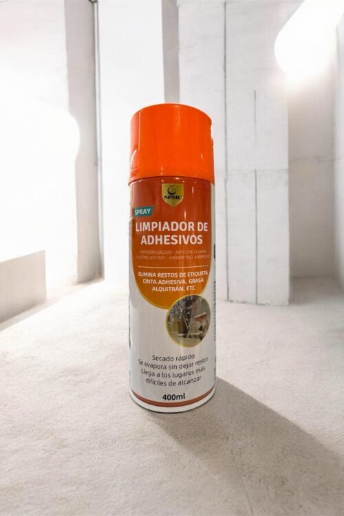 Spray Limpiador de Pegamentos y restos de pegatinas, grasa, alquitrán / Bote de 400ml