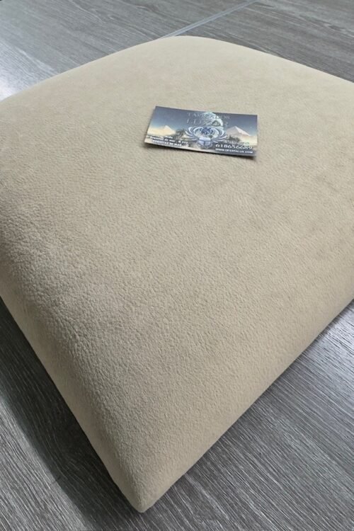 Taburete Silla Tapizada (madera+espuma+guata+Tela Antimanchas Tasmania C/03)