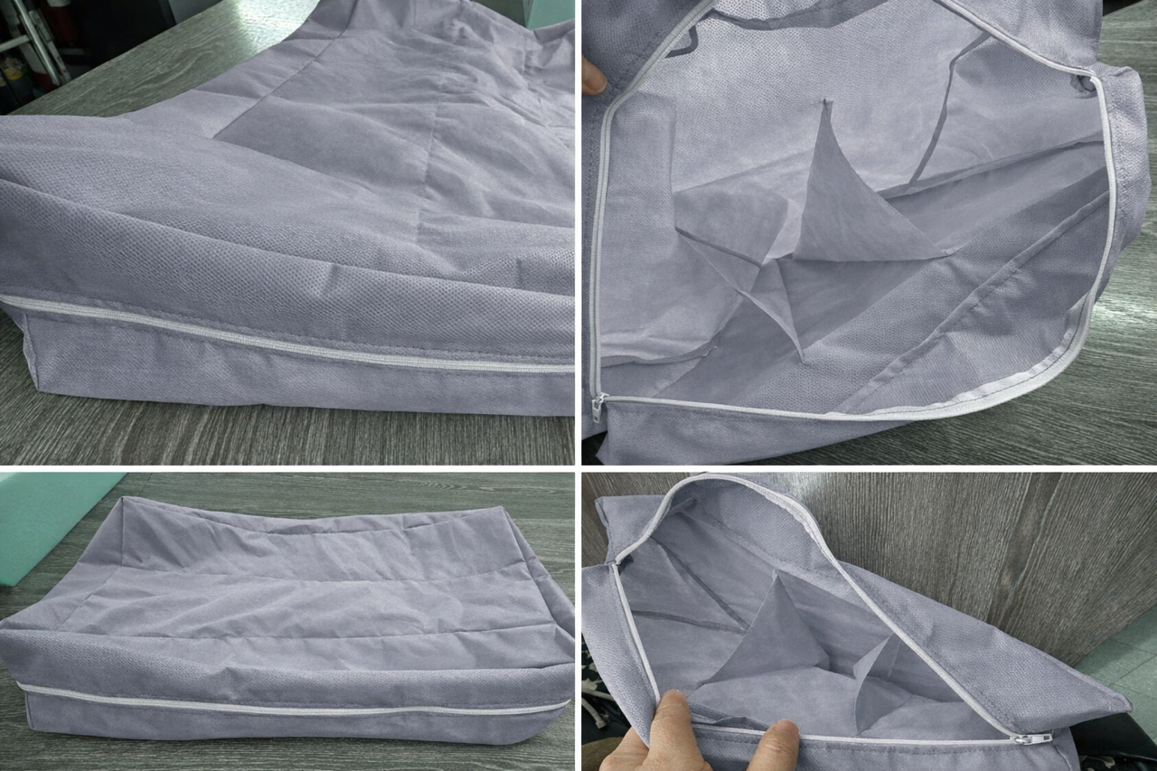 FUNDA interior para respaldos de Sofá IKEA 70x50x12/ 3 Túneles (FUNDA VACÍA-SIN RELLENO) - Imagen 4