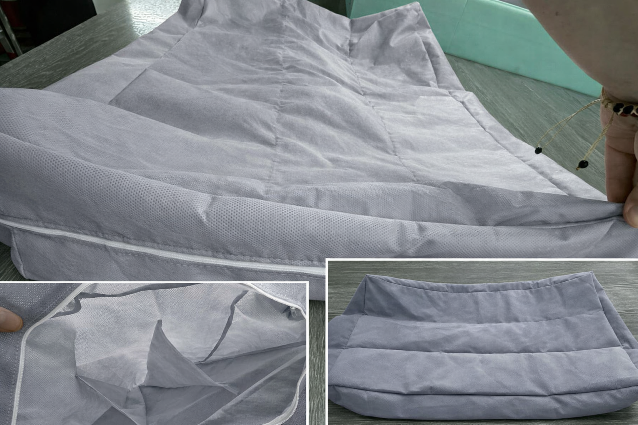 FUNDA interior para respaldos de Sofá IKEA 70x50x12/ 3 Túneles (FUNDA VACÍA-SIN RELLENO) - Imagen 7