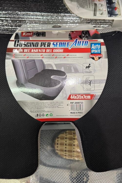 COJIN PARA ASIENTO DEL COCHE 44x35x7 / Previene la próstata